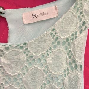 Blue Everly Lace Dress